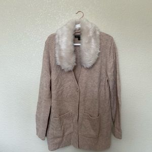 Banana republic cashmere cardigan beige/tan